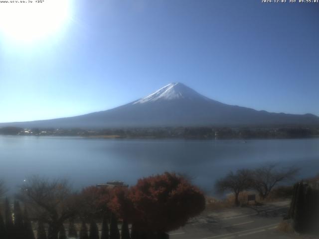 河口湖からの富士山