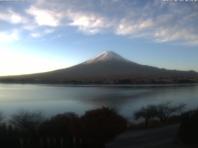 河口湖からの富士山