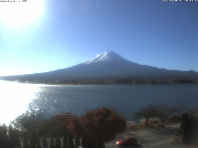 河口湖からの富士山
