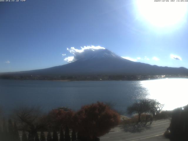 河口湖からの富士山