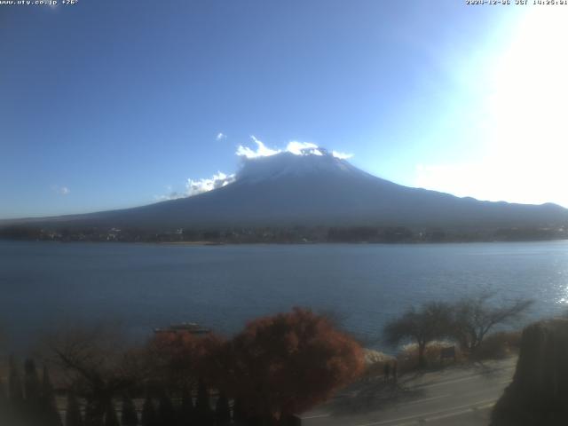 河口湖からの富士山