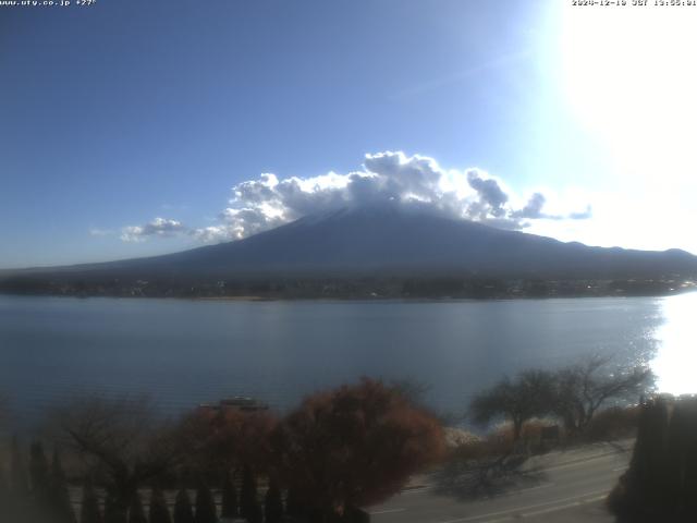 河口湖からの富士山