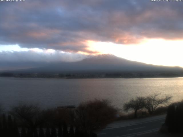 河口湖からの富士山
