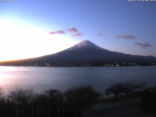 河口湖からの富士山