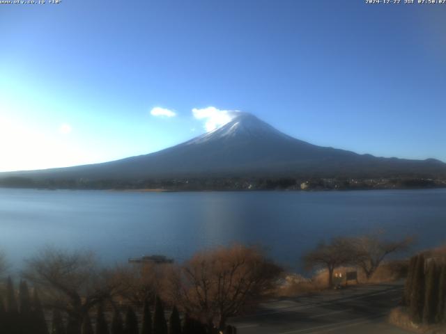 河口湖からの富士山
