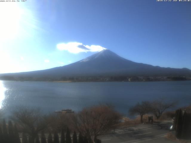 河口湖からの富士山