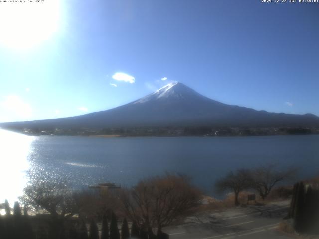 河口湖からの富士山
