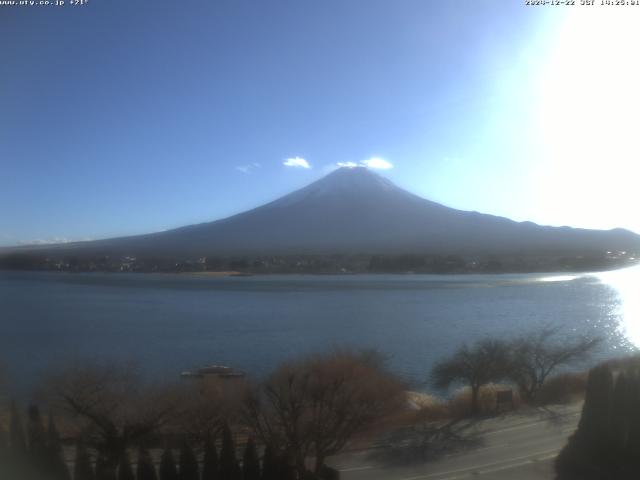 河口湖からの富士山