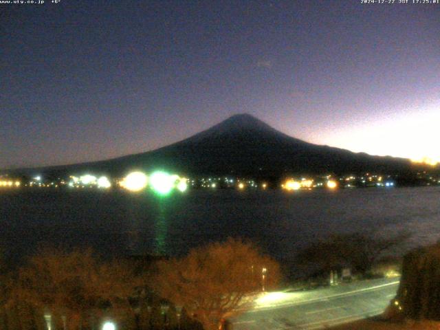 河口湖からの富士山