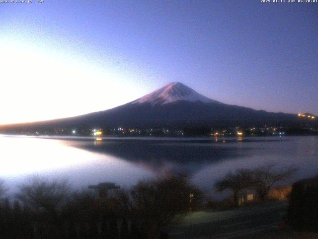 河口湖からの富士山