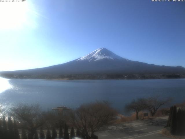 河口湖からの富士山