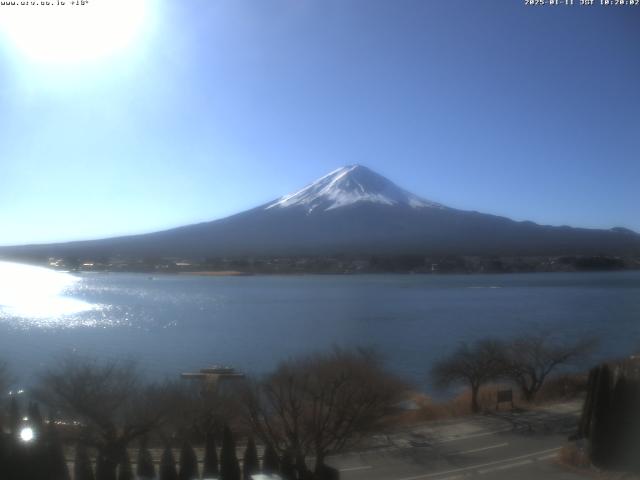 河口湖からの富士山