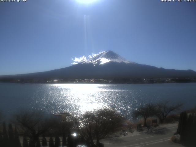 河口湖からの富士山