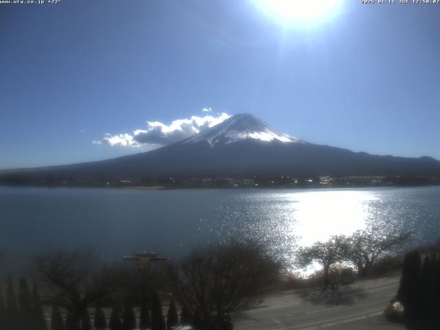 河口湖からの富士山