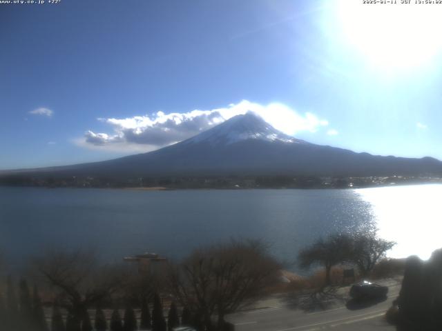河口湖からの富士山
