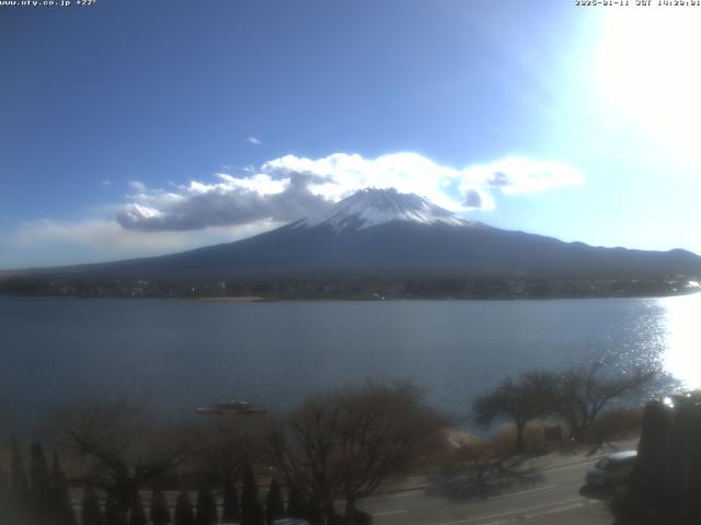 河口湖からの富士山