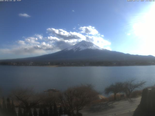 河口湖からの富士山