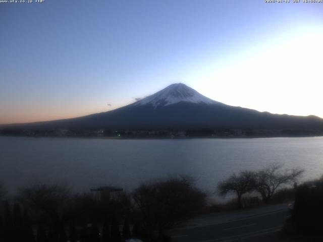 河口湖からの富士山