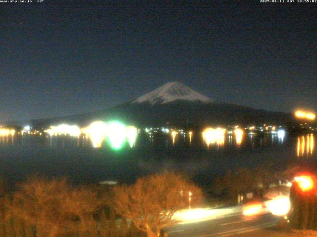 河口湖からの富士山