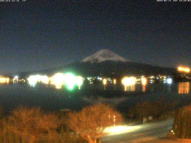 河口湖からの富士山