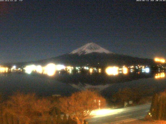 河口湖からの富士山