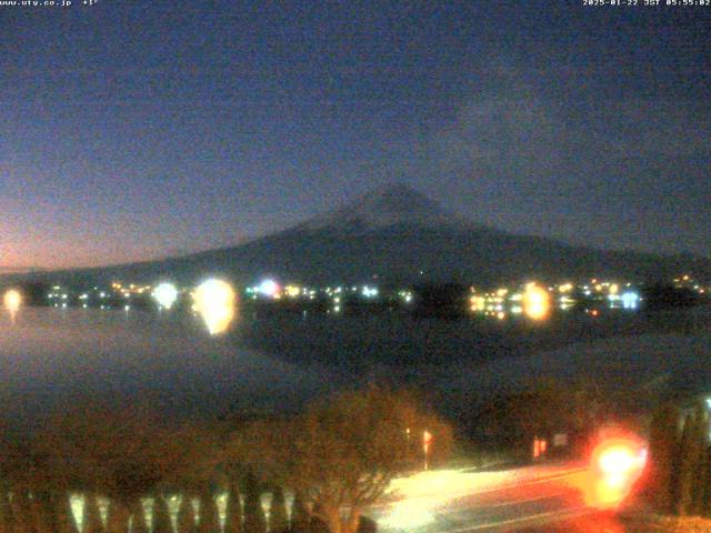 河口湖からの富士山