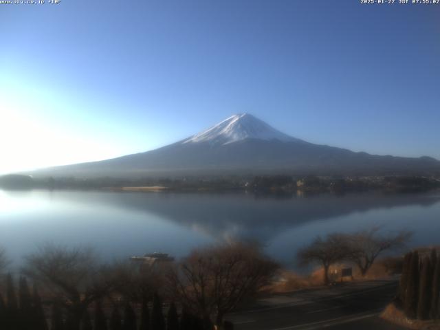 河口湖からの富士山