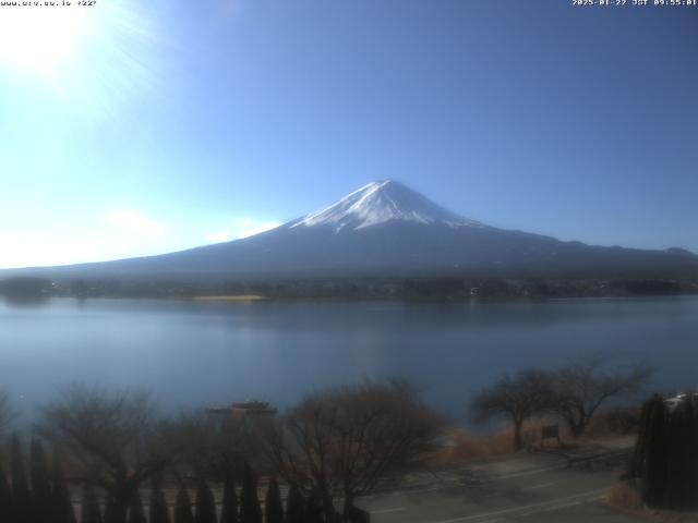 河口湖からの富士山