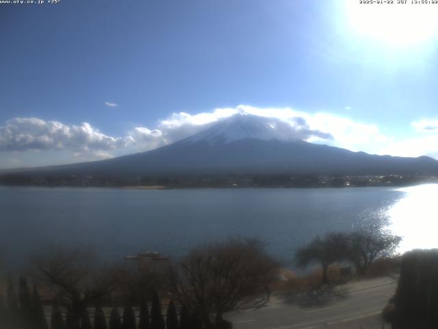河口湖からの富士山