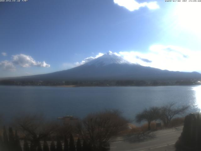 河口湖からの富士山