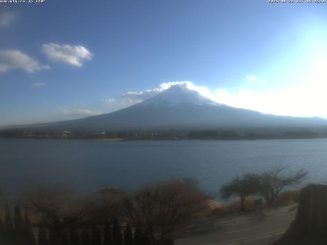 河口湖からの富士山