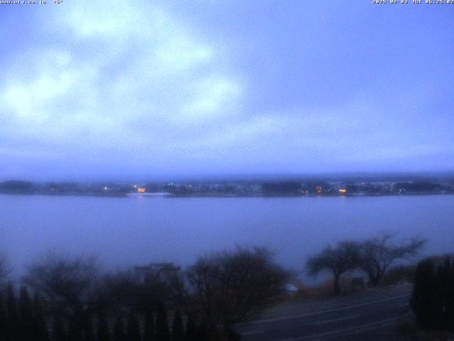 河口湖からの富士山