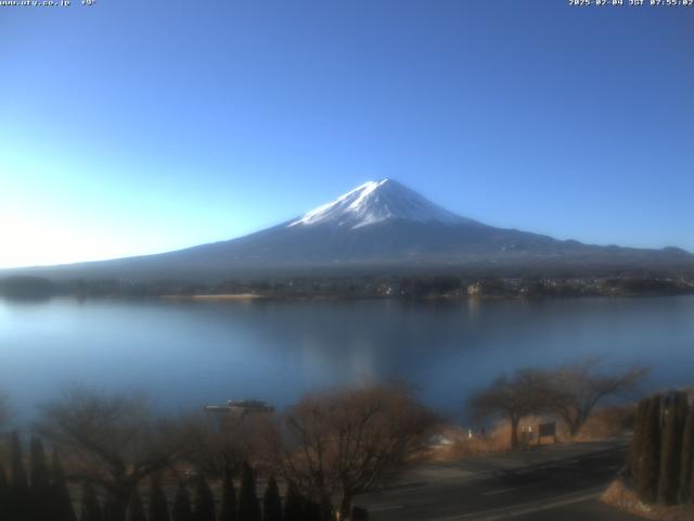 河口湖からの富士山