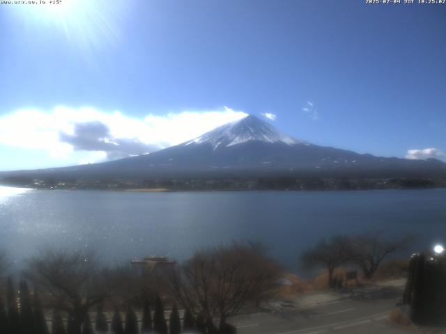 河口湖からの富士山