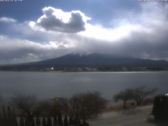 河口湖からの富士山