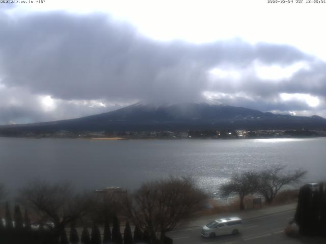 河口湖からの富士山