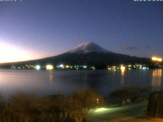河口湖からの富士山