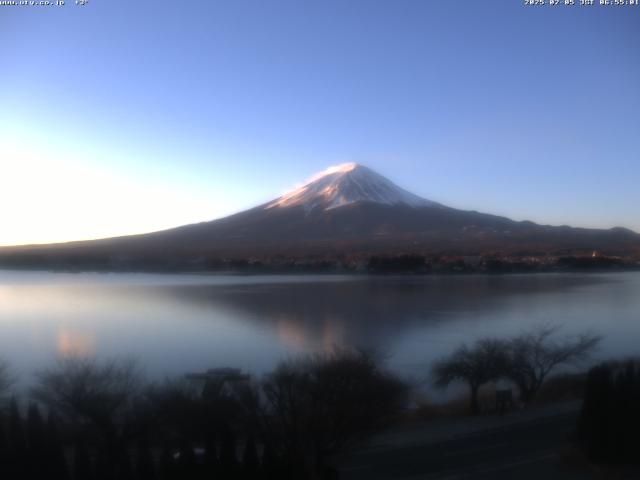 河口湖からの富士山
