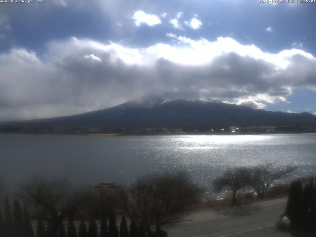 河口湖からの富士山