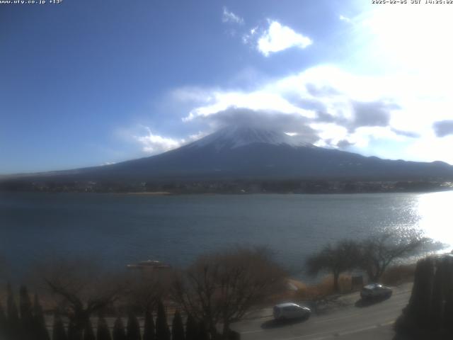 河口湖からの富士山