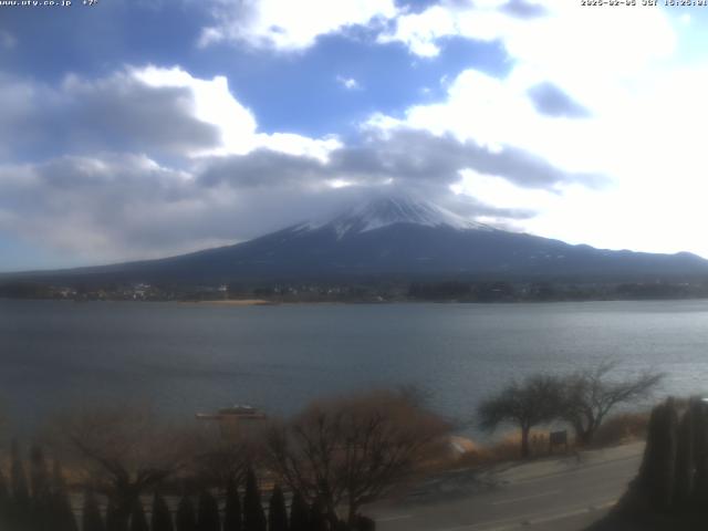 河口湖からの富士山