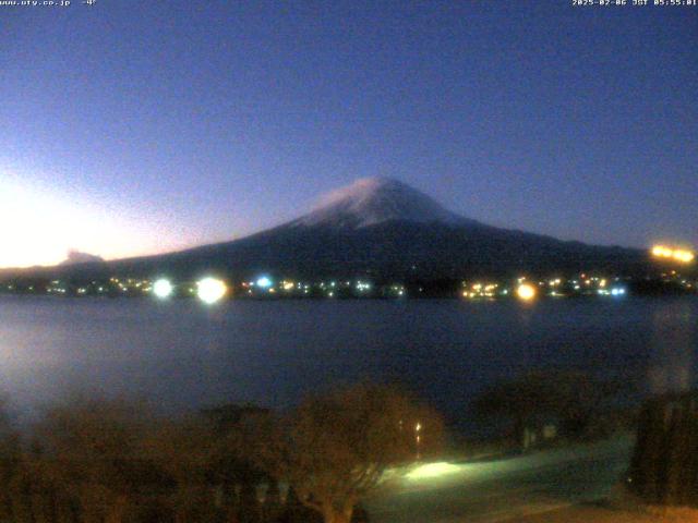 河口湖からの富士山