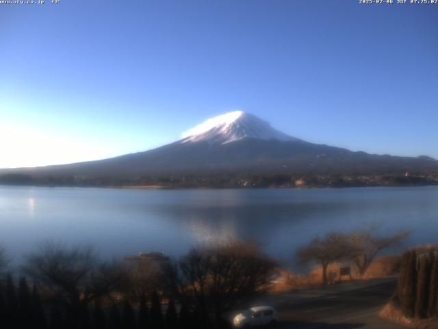 河口湖からの富士山
