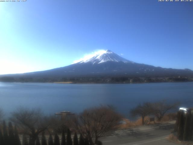 河口湖からの富士山