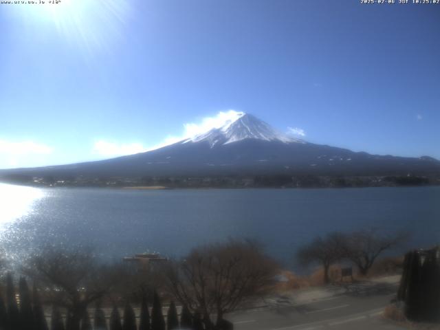 河口湖からの富士山