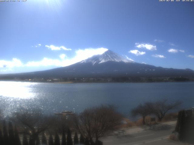 河口湖からの富士山