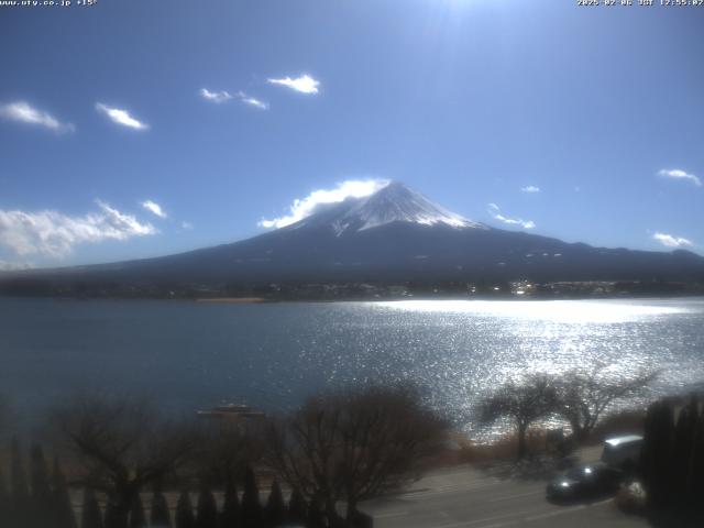 河口湖からの富士山