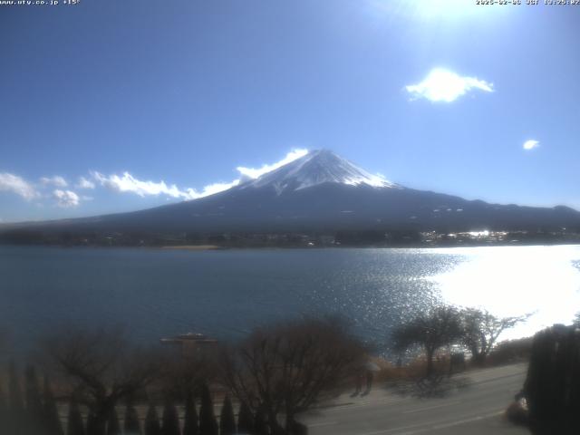 河口湖からの富士山