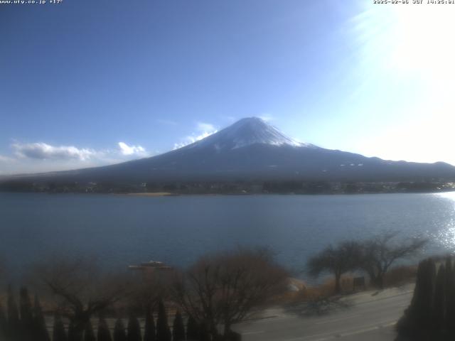 河口湖からの富士山