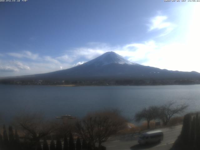 河口湖からの富士山